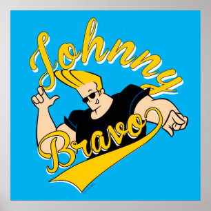 Póster Johnny Bravo Athletic Graphic