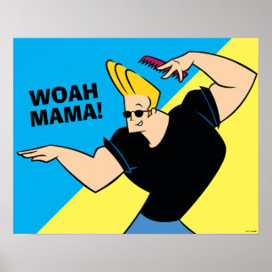 Póster Johnny Bravo Combing Hair