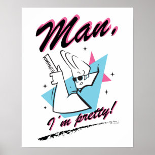 Póster Johnny Bravo - Man I m Retro Graphic