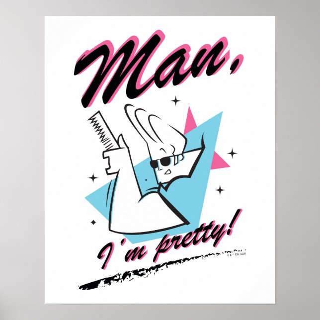 Póster Johnny Bravo - Man I m Retro Graphic (Frente)