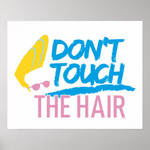 Póster Johnny Bravo - No toques el gráfico del pelo