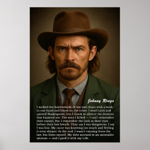 Póster Johnny Ringo - El asesino educado