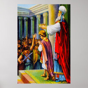 Póster Joiada Crowns Joash 2 Reyes 11 poster