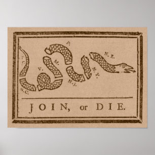 Póster Join or Die
