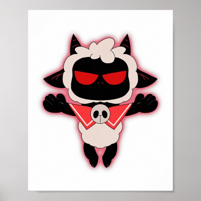 Póster Join The Cult - Cult Of The Lamb Angry Gamer Cult  (Frente)