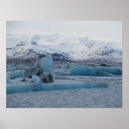 Póster Jökulsárlón Islandia