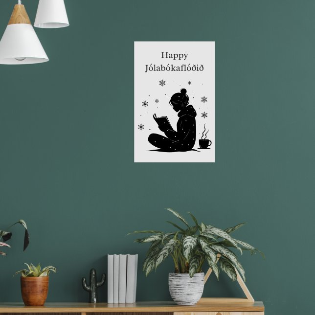 Póster Jólabókaflóð – Inundación de Libros Islandesa, Reg (Salón 1)