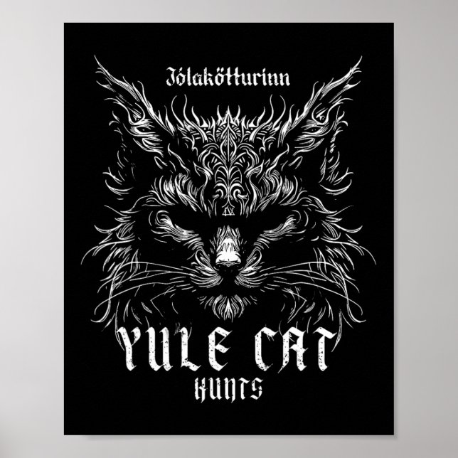 Póster Jólakötturinn Navidades Yule Cat Hunts (Frente)