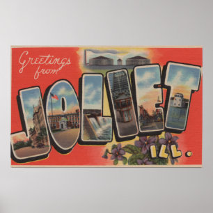 Póster Joliet, Illinois - escenas grandes 2 de la letra