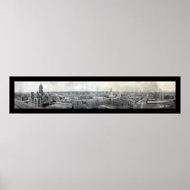 Póster Joliet Illinois Foto 1914 (Frente)