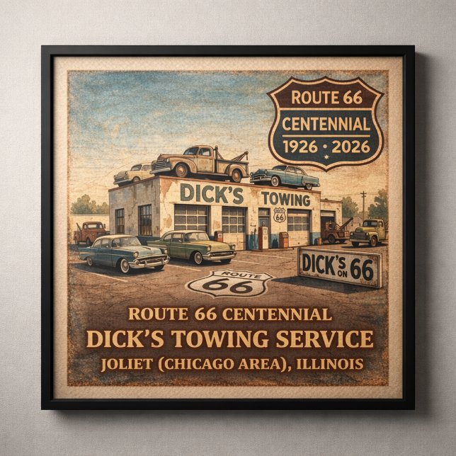 Póster Joliet Illinois Ruta 66 Remolque (Subido por el creador)