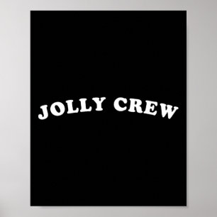 Póster Jolly Crew Navidades divertidos renos de camisas S