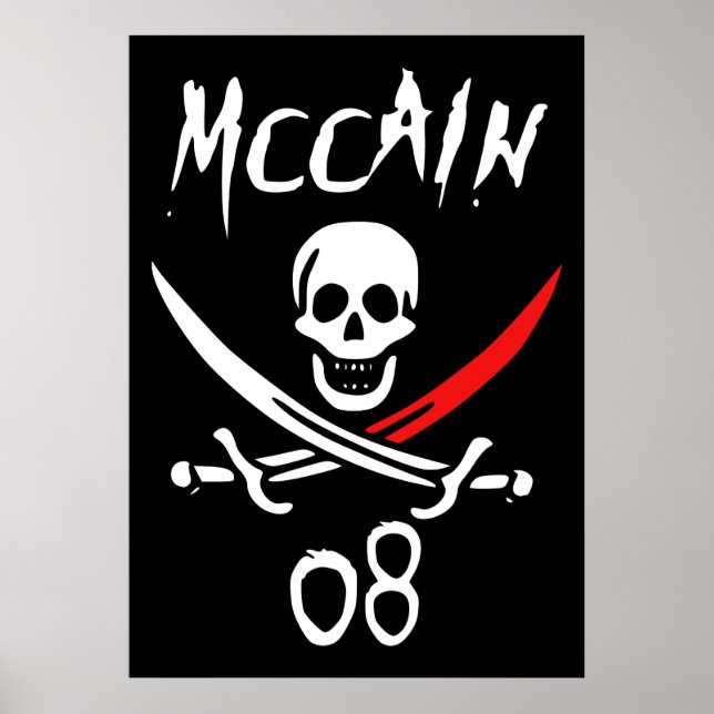 Póster Jolly McCAIN 08 {Consejo de sangre} (Frente)