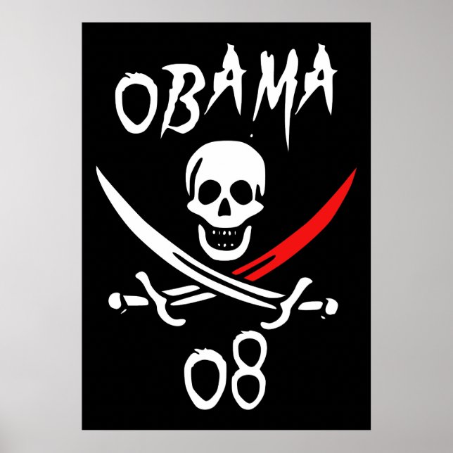 Póster Jolly OBAMA 08 {Consejo de sangre} (Frente)