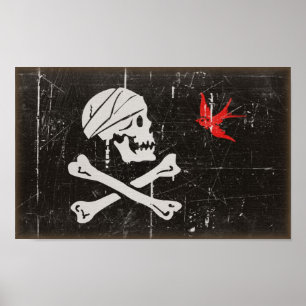 Póster Jolly Roger de Jack Sparrow