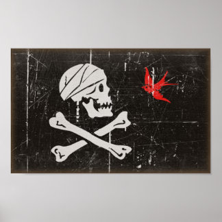 Póster Jolly Roger de Jack Sparrow