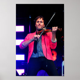Póster Jon Boden Actuando En Vivo Con Bellowhead