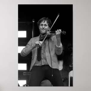 Póster Jon Boden Actuando En Vivo Con Bellowhead