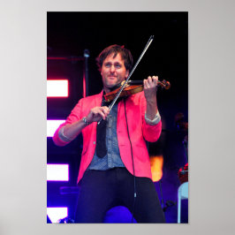 Póster Jon Boden Actuando En Vivo Con Bellowhead