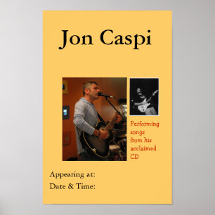 Póster Jon Caspi - poster del funcionamiento