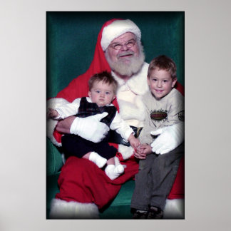 Póster jon logan con santa