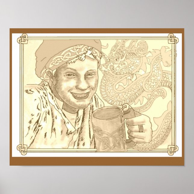 Póster Jon the Dragon Hunter (Frente)