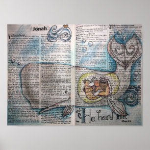 Póster Jonah 2:2 - "Me Escuchó"