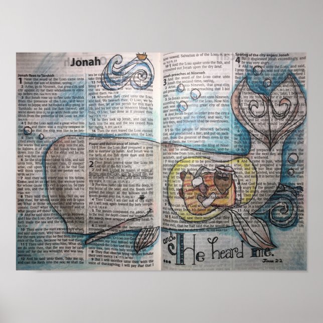 Póster Jonah 2:2 - "Me Escuchó" (Frente)