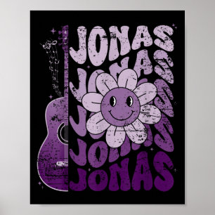 Póster Jonas Primer Nombre Me encanta Jonas Chica Groovy 