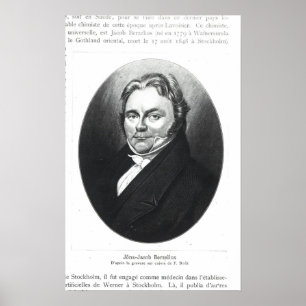 Póster Jons Jakob Berzelius