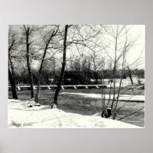 Joplin Missouri Shoal Creek Bridge Poster