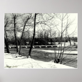 Póster Joplin Missouri Shoal Creek Bridge Poster