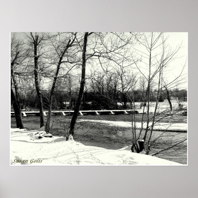 Póster Joplin Missouri Shoal Creek Bridge Poster (Frente)