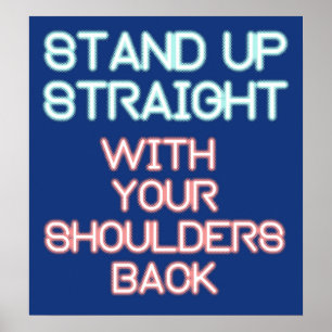 Póster Jordan Peterson: Stand Up Straight...