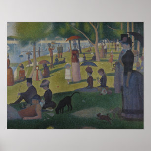 Póster Jorte Seurat - un domingo en el La grande Jatte