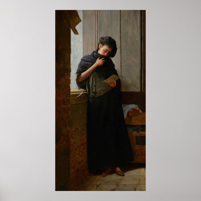Póster José Almeida Jr - Saudade (Longing) (1899) (Frente)
