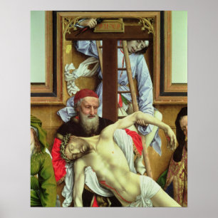 Póster José de Arimathea que apoya al Cristo muerto