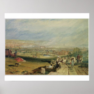 Póster José Mallord Guillermo Turner el   Leeds (w/c en