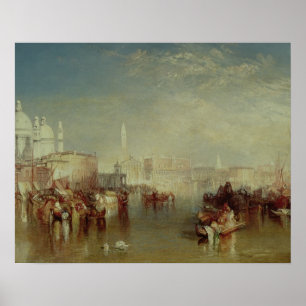 Póster José Mallord Guillermo Turner el Venecia, 1840