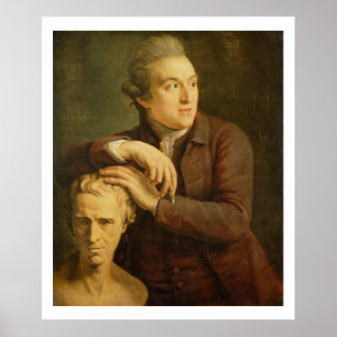 Póster José Nollekens (1737-1823) con su busto de Laur