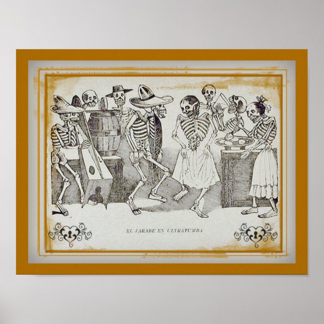 Póster José Posada-El jarabe en ultratumba 14,24" x 11" (Frente)