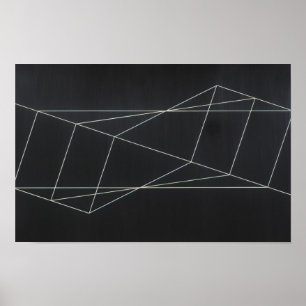 Póster josef albers - retorcido pero recto