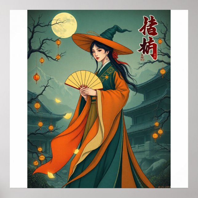 Póster Joseon Witch - Hanbok retro (Frente)