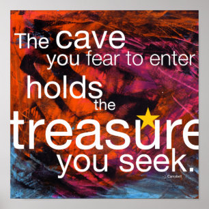 Póster Joseph Campbell Quote