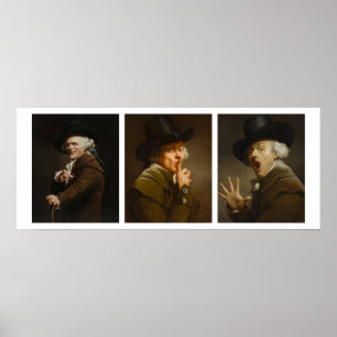 Póster Joseph Ducreux Collage
