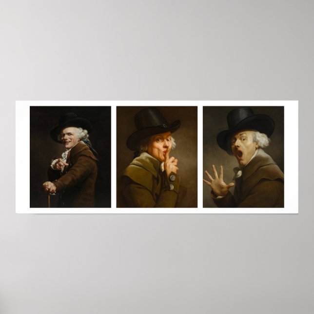Póster Joseph Ducreux Collage (Frente)
