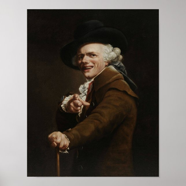 Póster Joseph Ducreux - Guisa De Una Pintura Mocante (Frente)