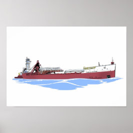 Póster Joseph H. Thompson y tug Laura L. VanEnkevort