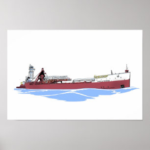 Póster Joseph H. Thompson y tug Laura L. VanEnkevort