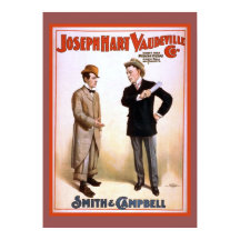 Joseph Hart Vaudeville Poster de Teatro